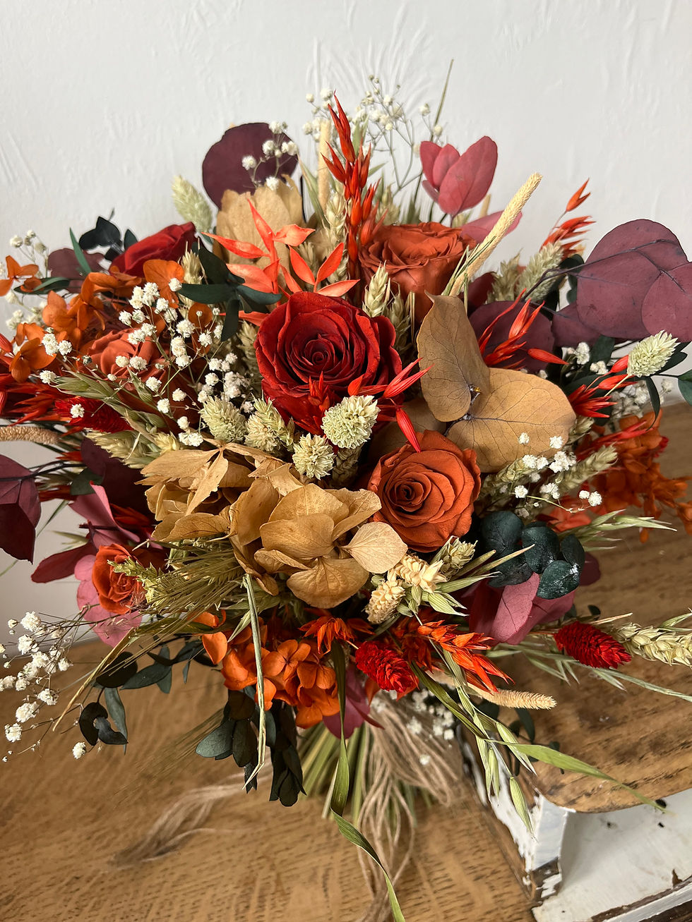 Thumbnail: Terracotta & Rust Autumnal Bloom Bridal Bouquet