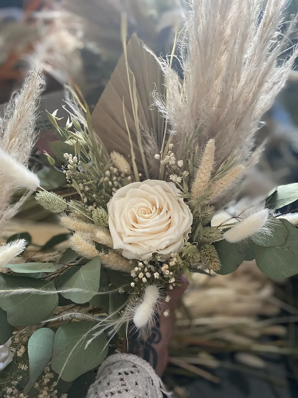 Thumbnail: Bohemian Eucalyptus & Rose Bouquets+ Accessories