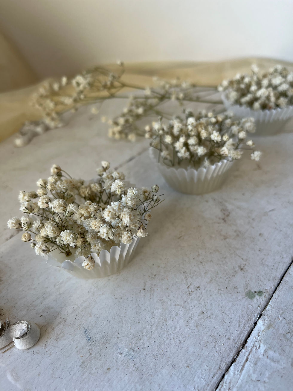 Thumbnail: Mini Dried Gypsophila Flower Fire Starter Wedding And Engagement Gift Set