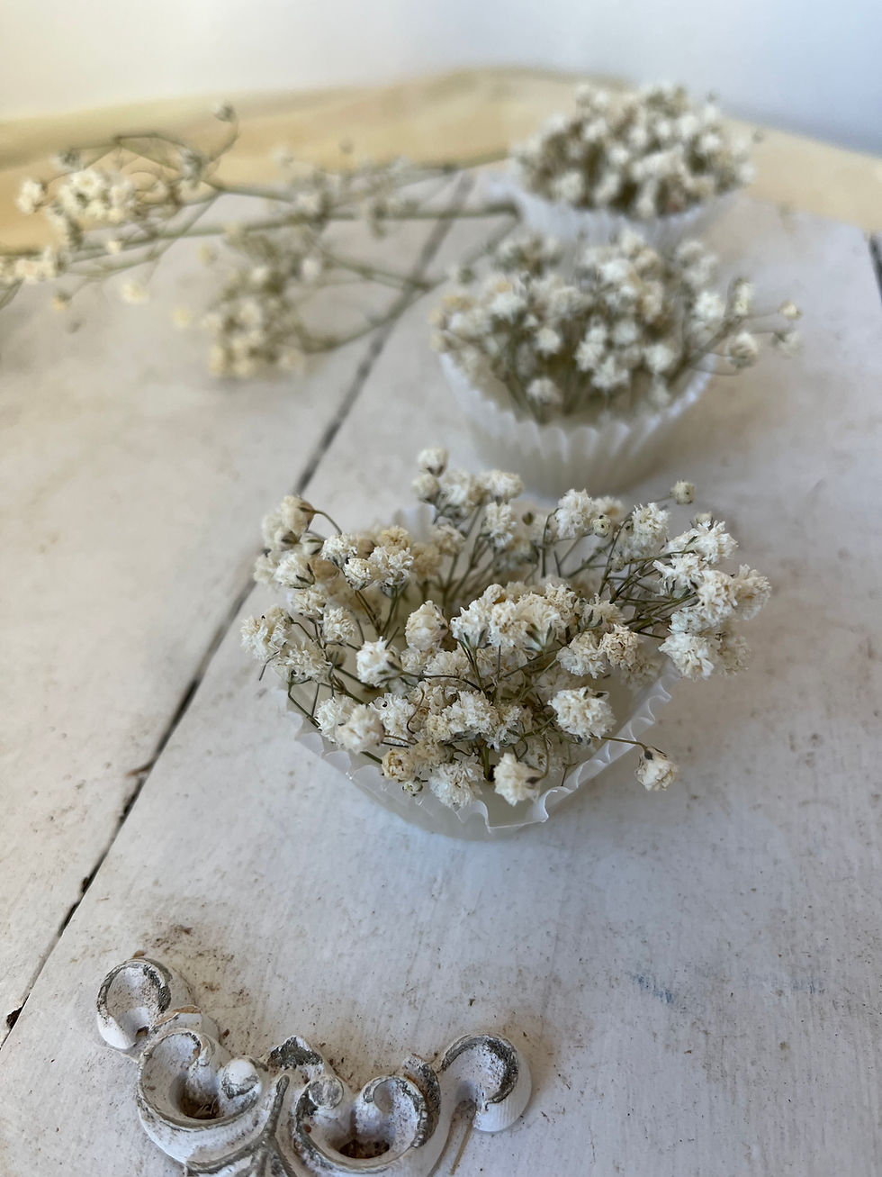 Thumbnail: Mini Dried Gypsophila Flower Fire Starter Wedding And Engagement Gift Set