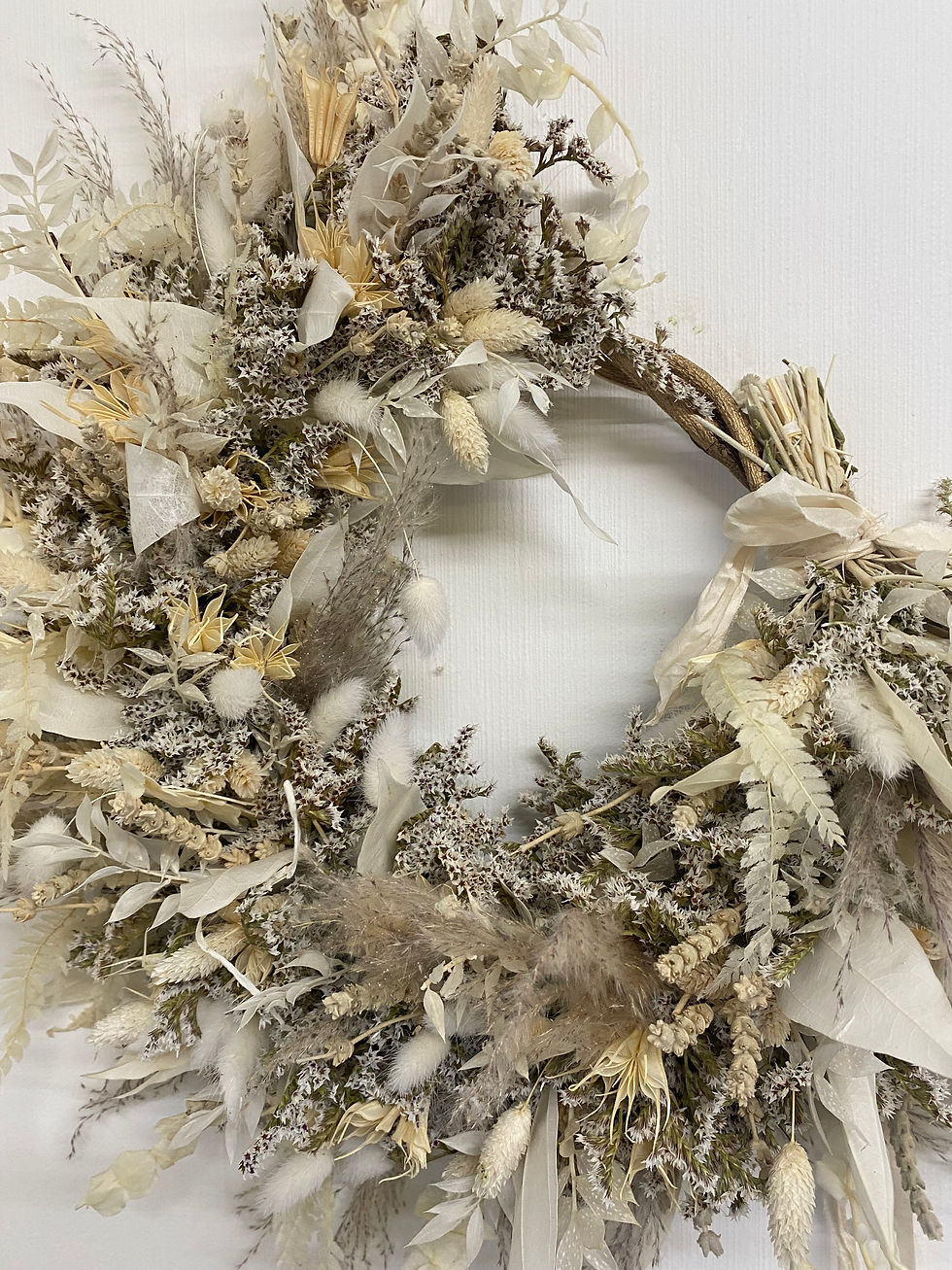 Thumbnail: Dried and Preserved Winter Floral Wreath