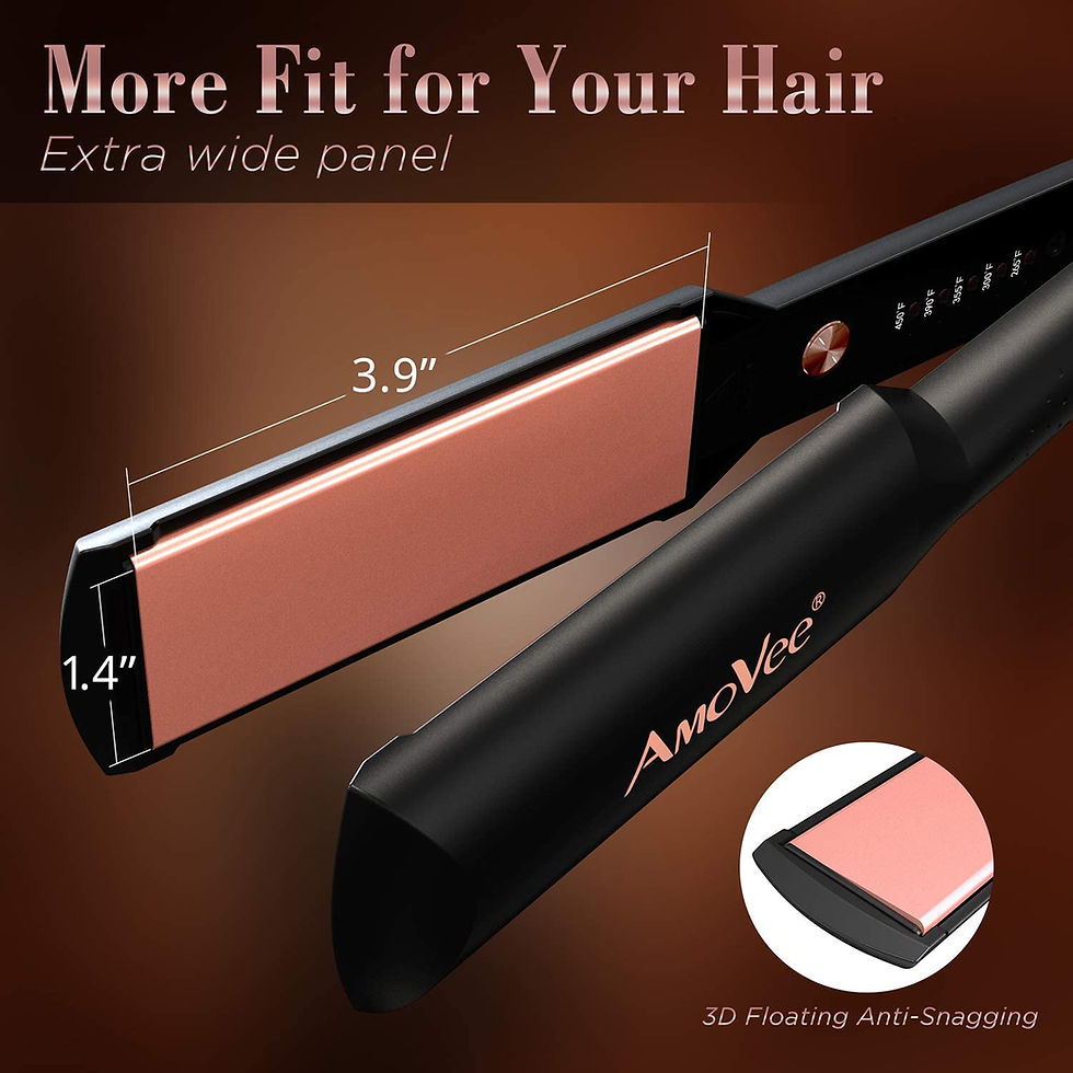 Thumbnail: Professional Ionic Flat Iron Hair Straightener Ceramic