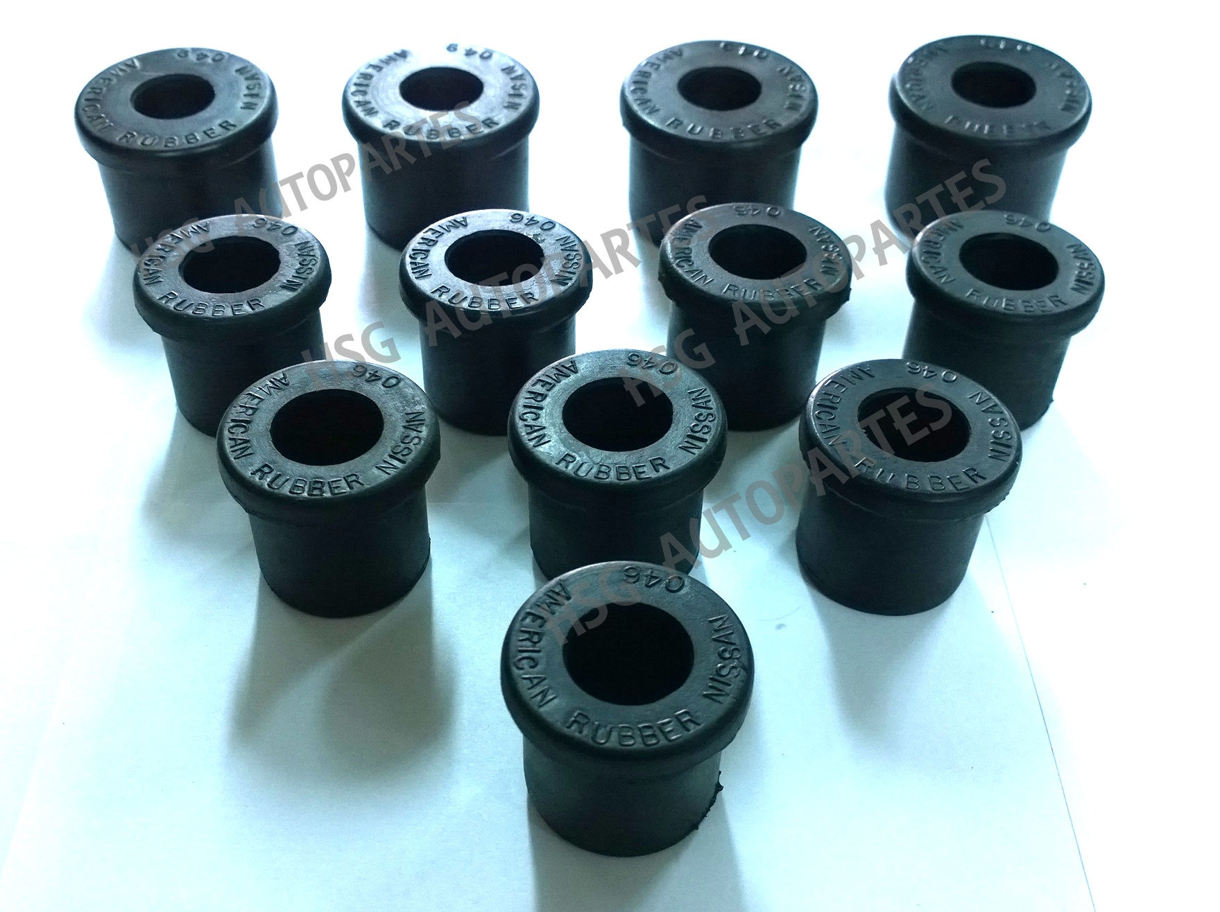 Juego de Hules Muelles Nissan P.U. 94-12 Traseros y Delanteros