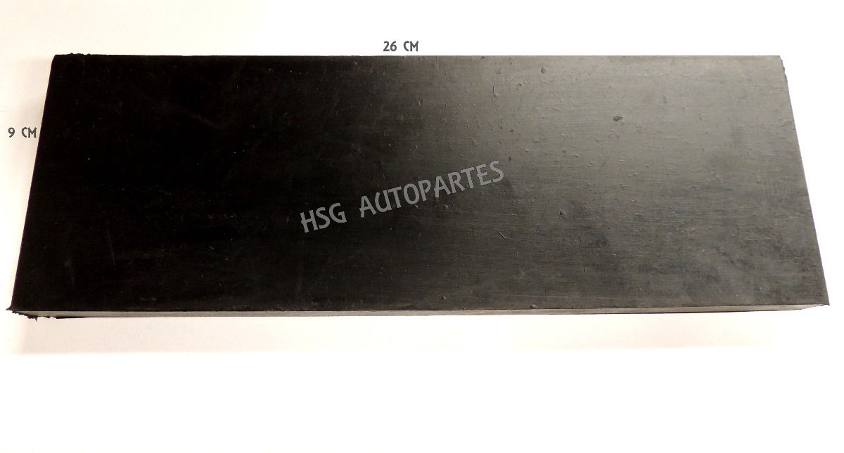 Placa De Hule 23cm X 10cm X 3/8"