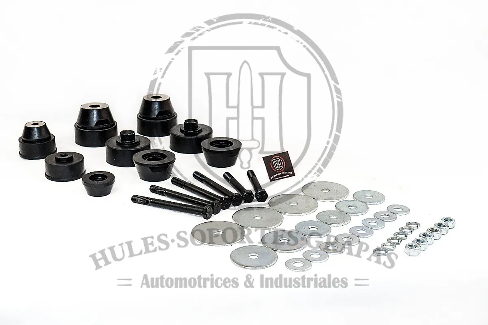 Miniatura: Kit Tacones O Soportes Cabina Con Tornillo Chevrolet 60-72