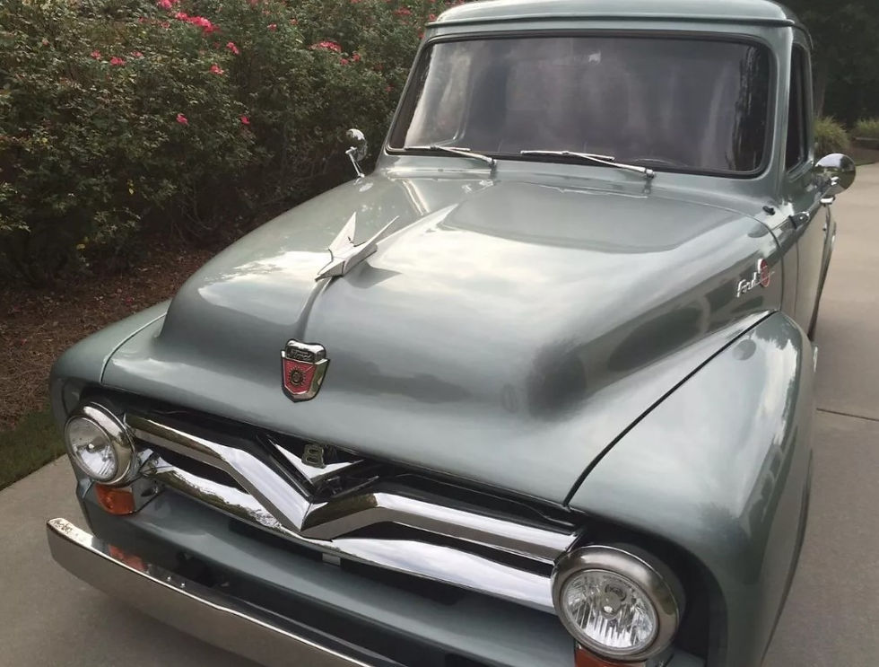 Miniatura: Emblema U Ornamento Ford Camioneta 1953-1956 Oem