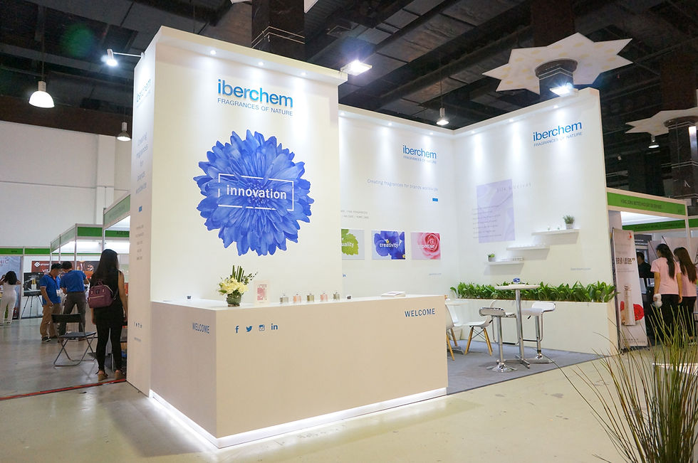 iberchem booth design in Malaysia