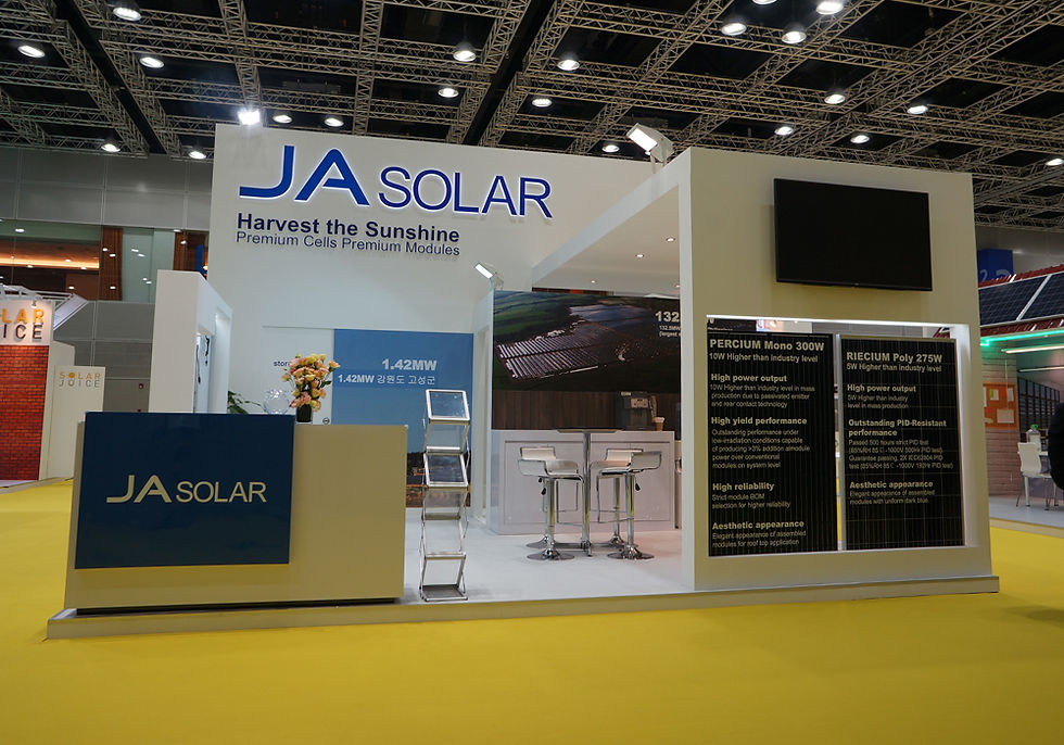 JA Solar exhibition in Malaysia