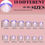 Miniature : 240/120Pcs Colorful French Short Square False Nails Full Cover Fake Nail Tip Ext