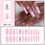 Miniature : 24 Long Coffin Wholesale fake nails art, latest finger artificial nail press on 