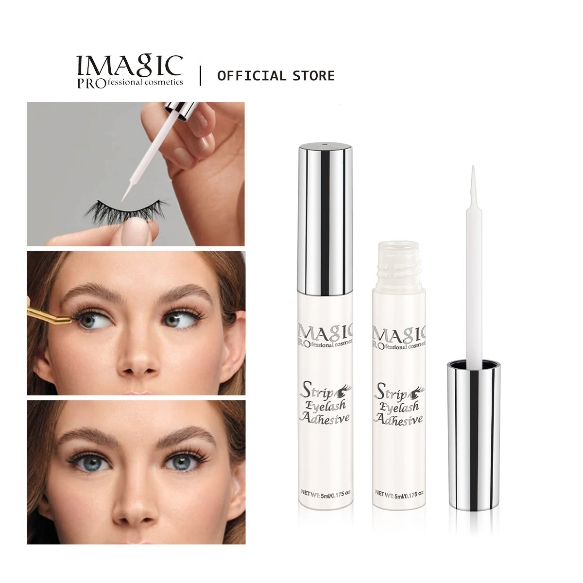 IMAGIC 5ml False Eyelash Extension Glue Waterproof Fast Dry Long Lasting Strong