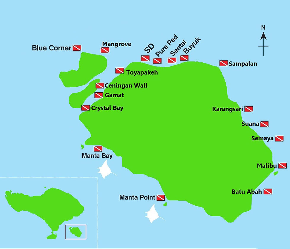 Nusa Penida Dive Sites