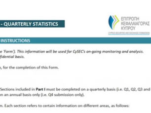 CySEC Reporting Alert - Circular 691 CIFs Quarterly Statistics (Form QST-CIF) Q1 2025 Submission