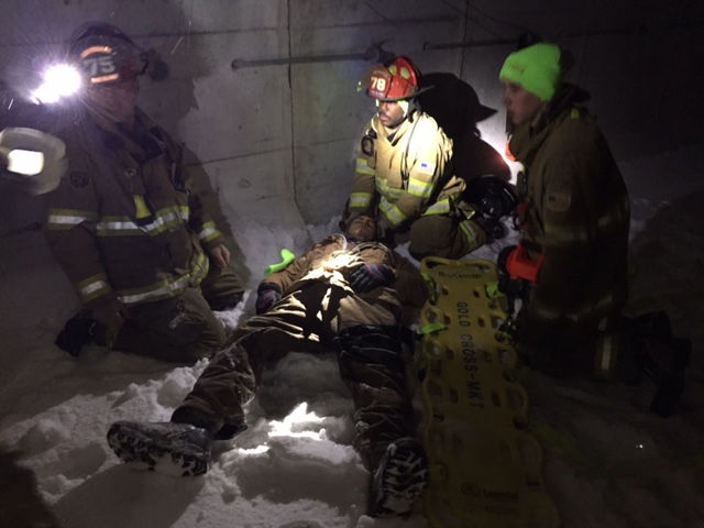 PIFD Snowmobile Rescue Training
