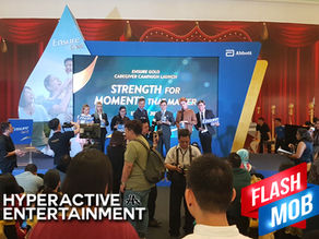 Grand Product launching #Flashmob Ensure Gold ! 