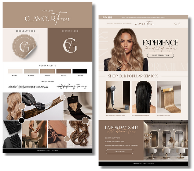 Web Design + Branding