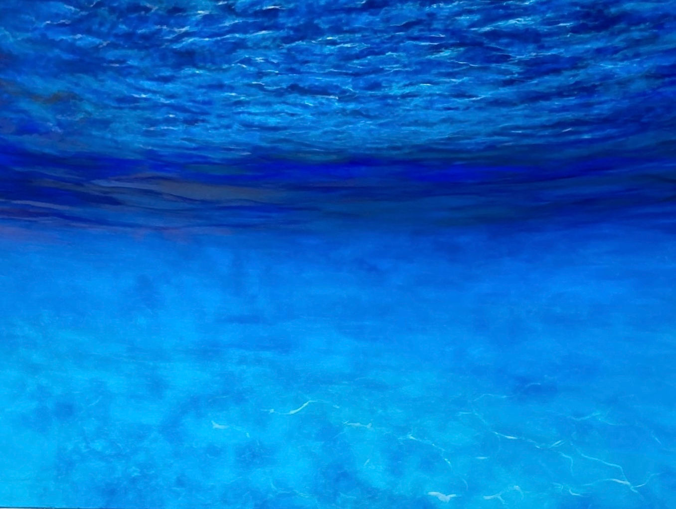 Into the Blue - From the “Water Series” - Acrylic on canvas 100x150