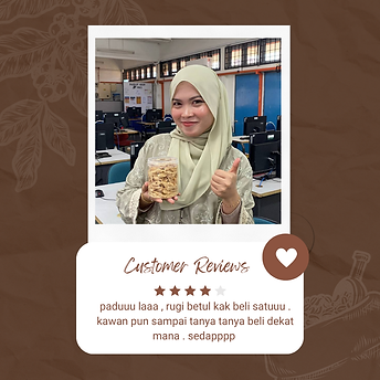 Chocolate Modern Illustration Customer Review Instagram Post (1).png