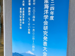 水産海洋学会(静岡)に参加しました