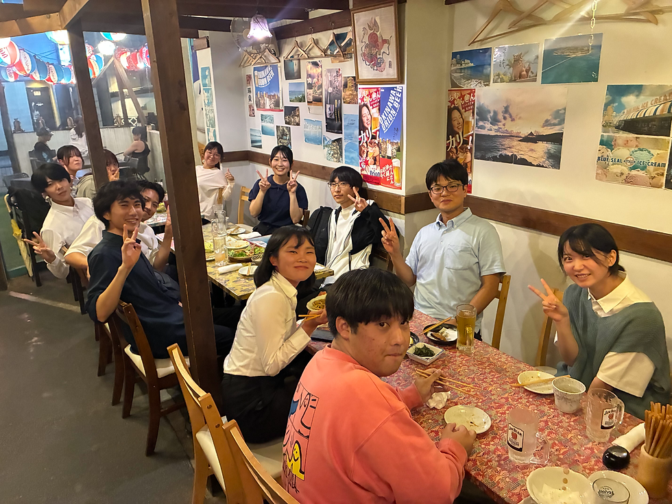 F岡研究室の学生さんとの懇親会