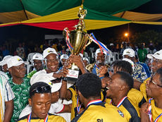 GRANDE FINALE DE LA PREMIÈRE ÉDITION DU TOURNOI DE L’EJBM À TANZOUN:  Rachidi OSSENI et Barthelemy DANDJI réaffirment leur engagement pour la  jeunesse, Lauréat FC sacré champion