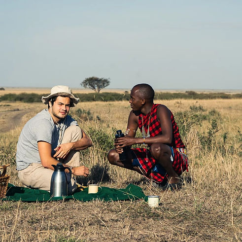 Picnic lunch or breakfast on safari with Oseki Mara Camp