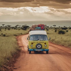 Travelling by road in a van in Kenya .jpg