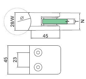 Миниатюра: Стеклодержатель ZGC045.042