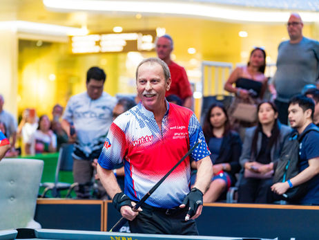 Earl Strickland Day 2 in Manila at WNT Legends event at Gateway Mall, Quezon City