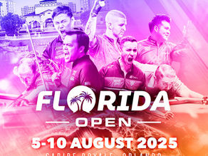 2025 Florida Open Pool Championship Poster