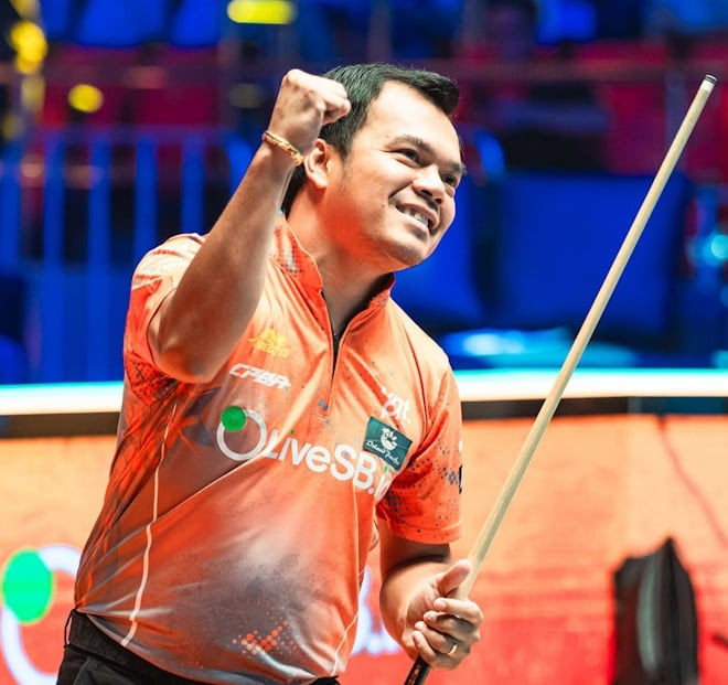 Carlo Biado Day One at teh 2025 Reyes Cup