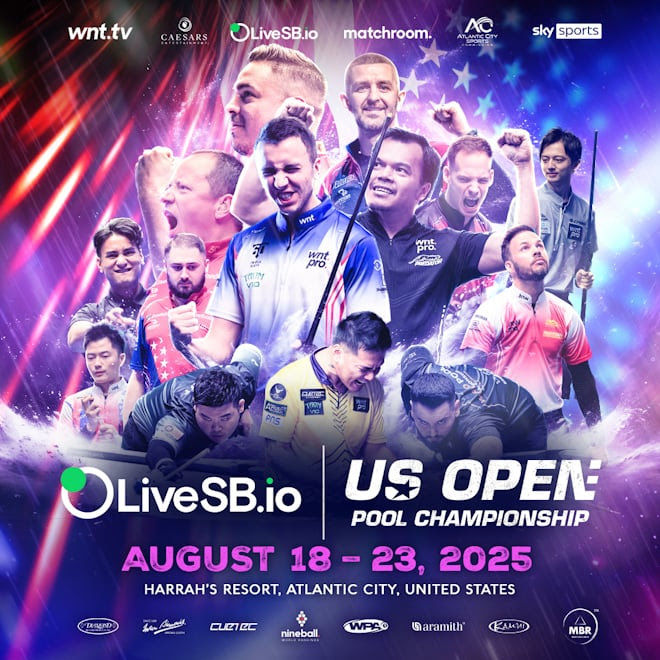 2025 US Open Pool Championship Poster
