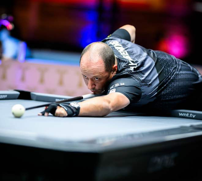 Shane Van Boening on Day 5 at the Florida Open Pool Championship