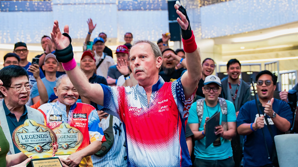 Earl Strickland winning Finals WNT Legends in Quezon City, Manila