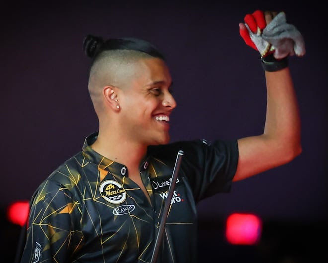 Jesus Atencio on Day Two at the 2025 LiveSB.io Florida Open Pool Championship