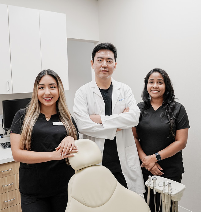 The expert dental team at Main Dental of Melissa, TX, including dental assistants and hygienists.
