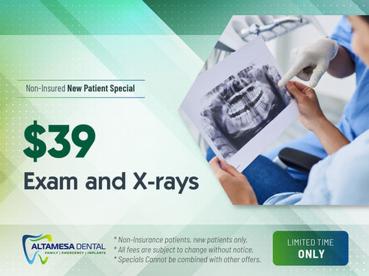 Altamesa Dental Fort Worth, TX 76133 Family, Emergency, Implants - Dental Implants, Dental Crowns, Bridges, Dental Fillings, Dentures, Invisalign, Smile Makeover, Tooth Extraction, ClearCorrect, Teeth Whitening, Porcelain Veneers, Tooth Bonding, Kid Friendly Dentist, Inlays and Onlays, Periodontics, Periodontal Therapy, Dental Checkup, Cleaning & Examinations, Root Canal Therapy, Toothaches, Dental Emergency