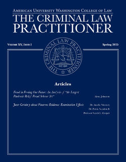 Volume XV, Issue 1