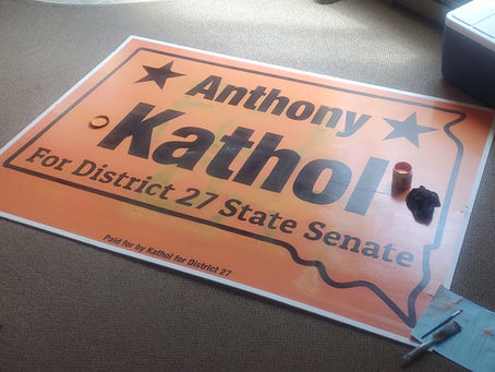 A lesson from repairing a campaign sign Conservative Legislator