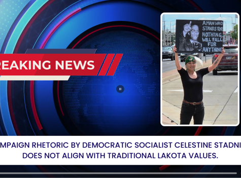Celestine Stadnick Democratic Socialist Lakota Virtues Hypocrite Kathol for District 27
