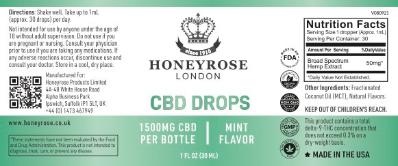 MINT OIL TINCTURE (1500 MG)