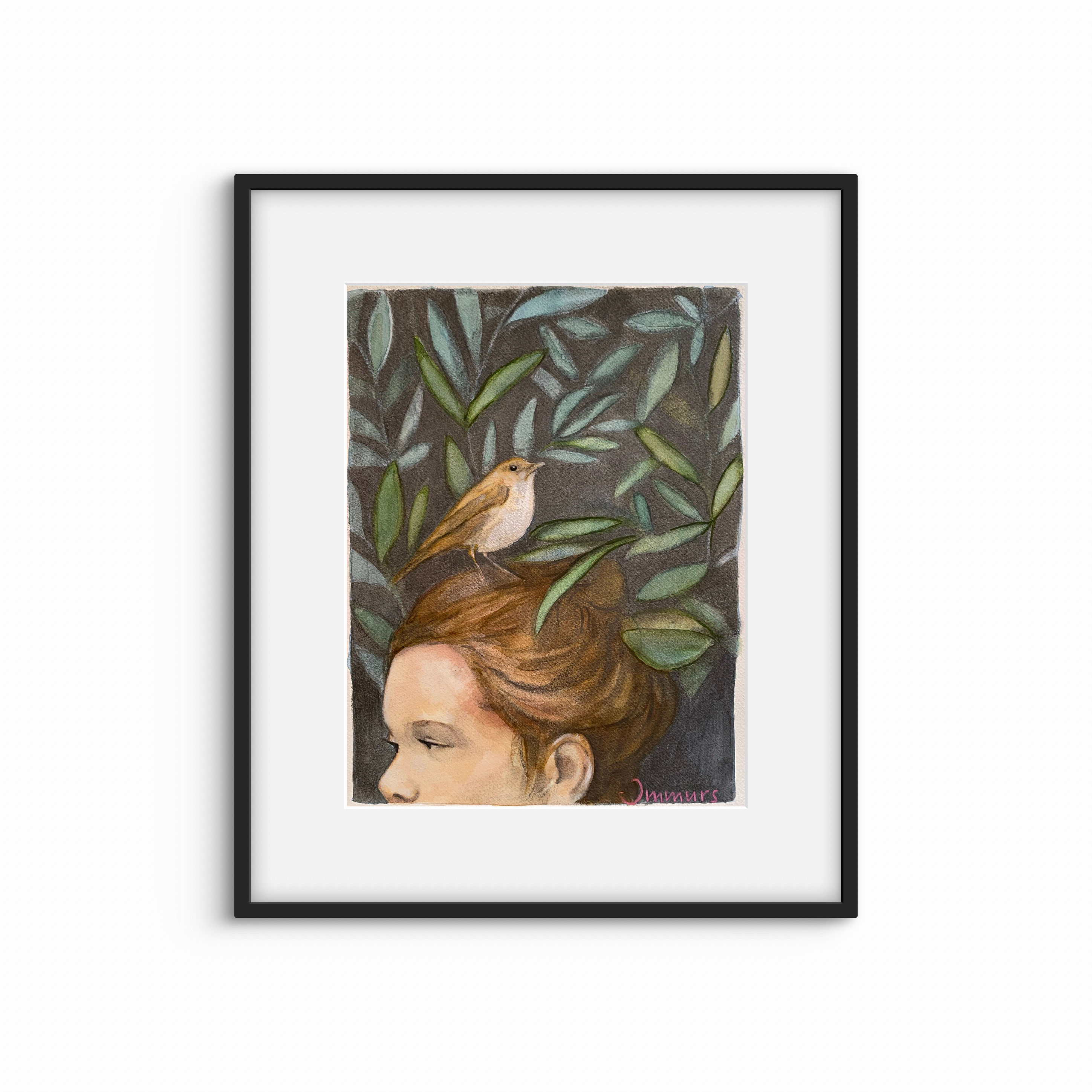 Framed 8" x 10"Drawing- Forgotten