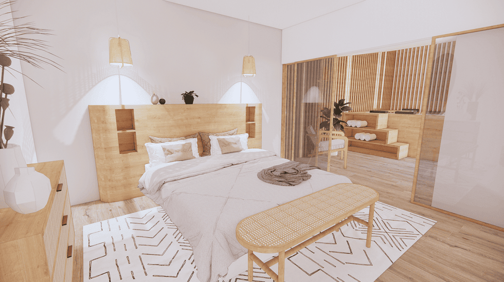 Chambre parentale et spa