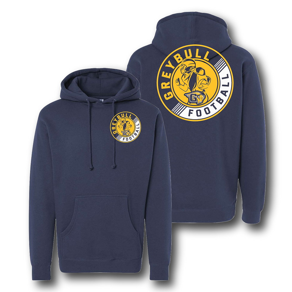 Greybull Buffs Football Medallion - Navy