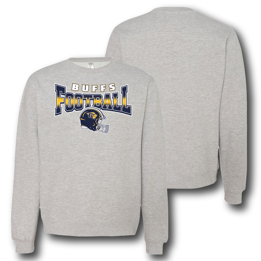 Buff Football Helmet - Heather Grey