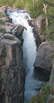 Shell Falls Wyoming, waterfall, Bighorn National Forest
