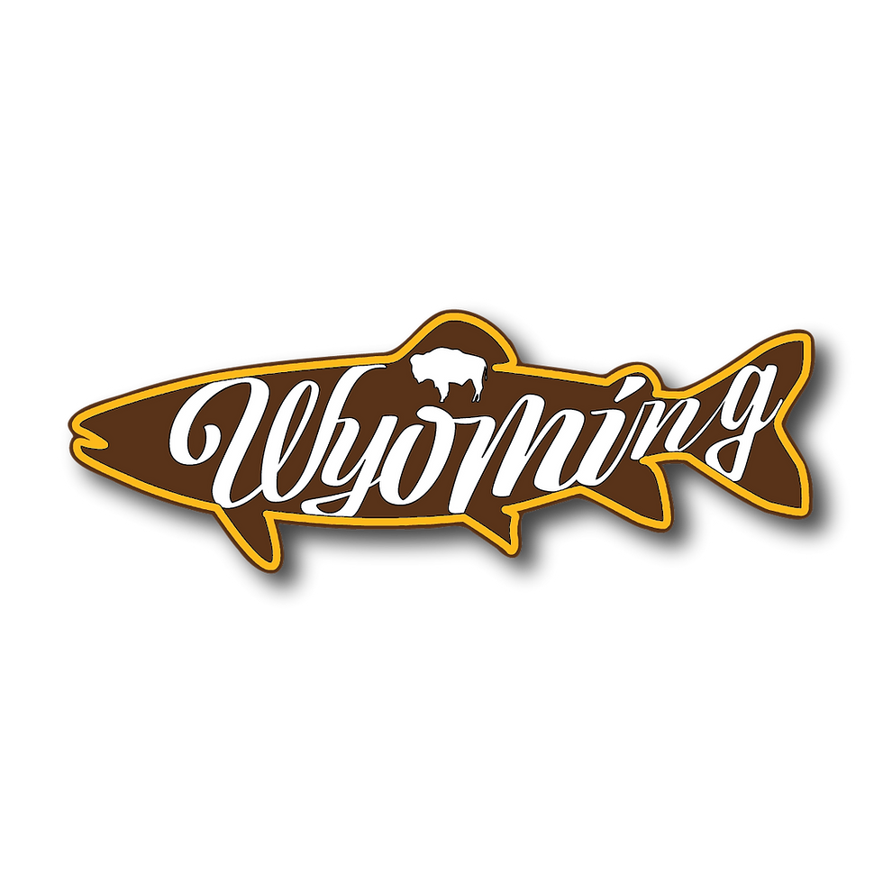 Wyo Trout Decal