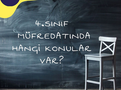 4.sınıf müfredatında hangi konular var?
