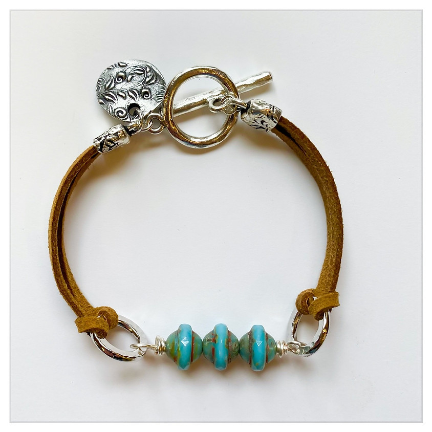 Sandstorm Leather Bracelet (In House)