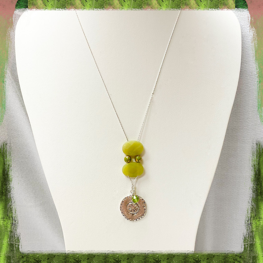 Zestfully Lime Necklace (Zoom)